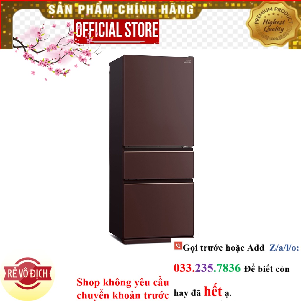 {Mới} Tủ lạnh Mitsubishi Electric Inverter 450 lít MR-CGX56EP-GBR-V