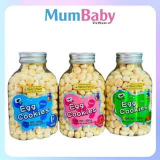 Bánh ăn dặm cho bé men trứng bi sữa trẻ từ 7 tháng vị trái cây rau củ quả pudding IBO - MumBaby