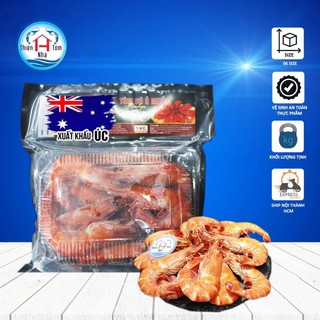 Tôm sú ủ muối himalaya thiện nhà tôm hộp 1kg giao nhanh siêu tốc hcm thức ăn