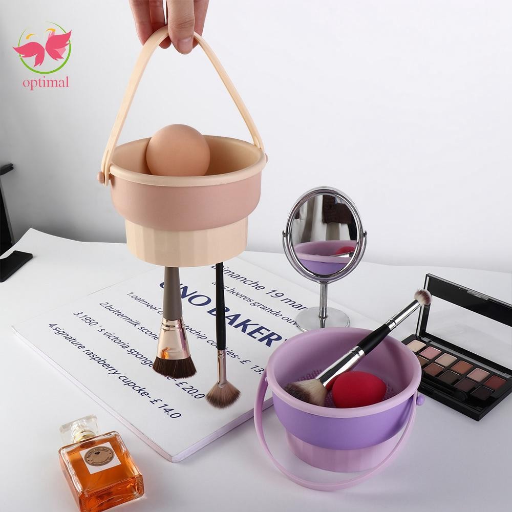 optimal limit Giá để đồ bột Puff Silicone sạch và khô cho nữ
