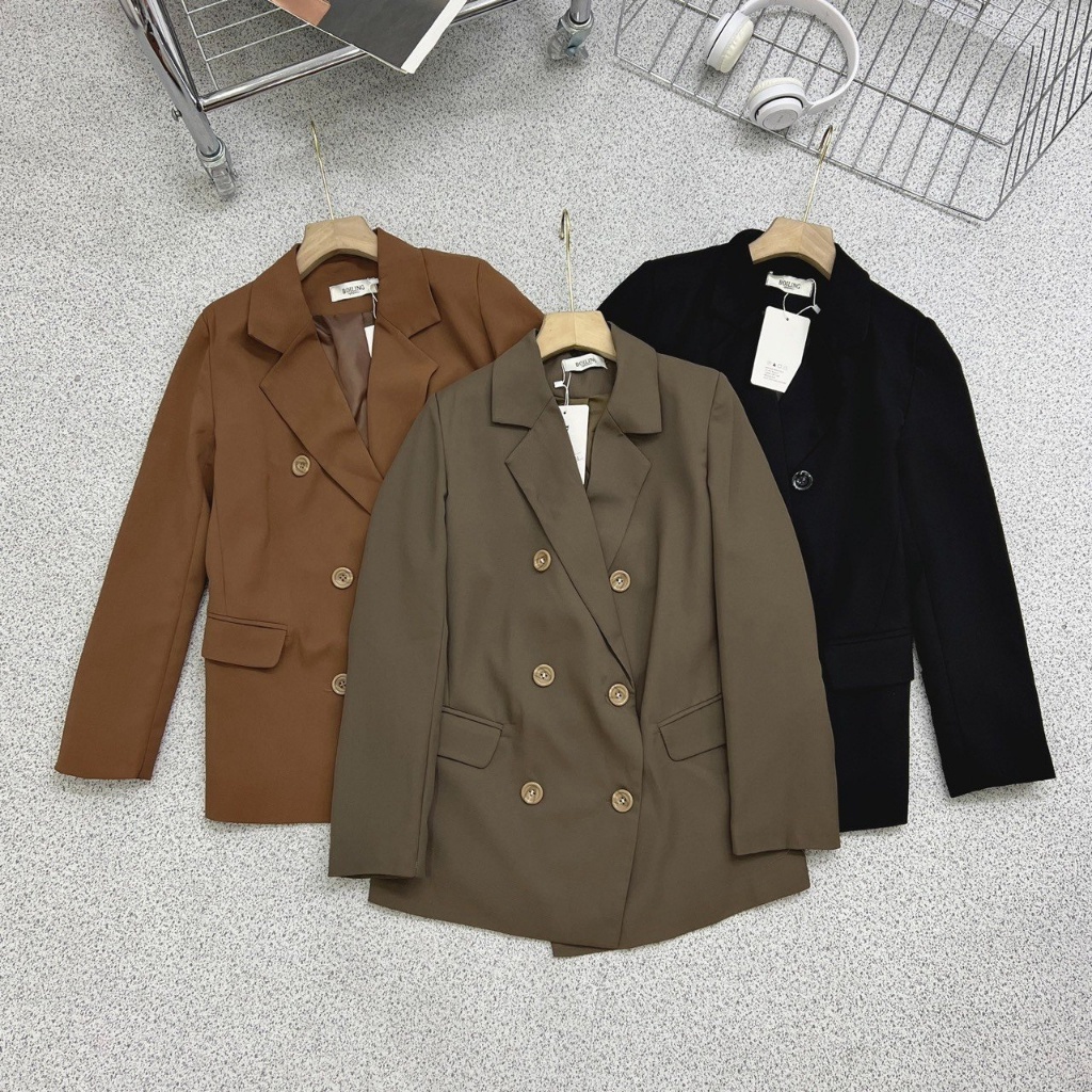 ÁO BLAZER nữ hai lớp phong cách hàn quốc - . - Aovesthangmayhailop658_P0k31-32