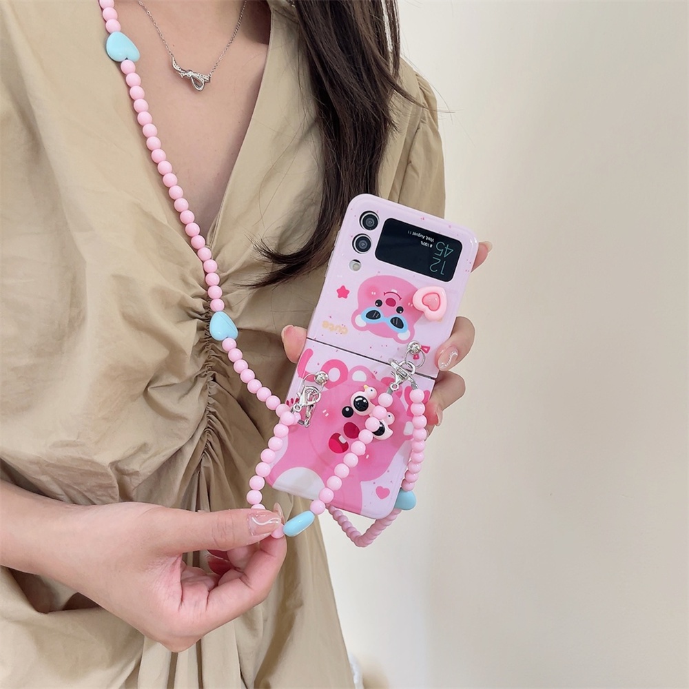 Bao Da Điện Thoại Chống Sốc Họa Tiết Hoạt Hình Cho samsung galaxy z flip 5 4 3 flip5 flip3 flip4 5g Ốp