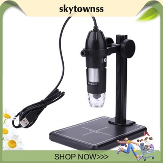 Kính hiển vi kỹ thuật số 1600x kèm giá đỡ 8 đèn led 2mp zoom