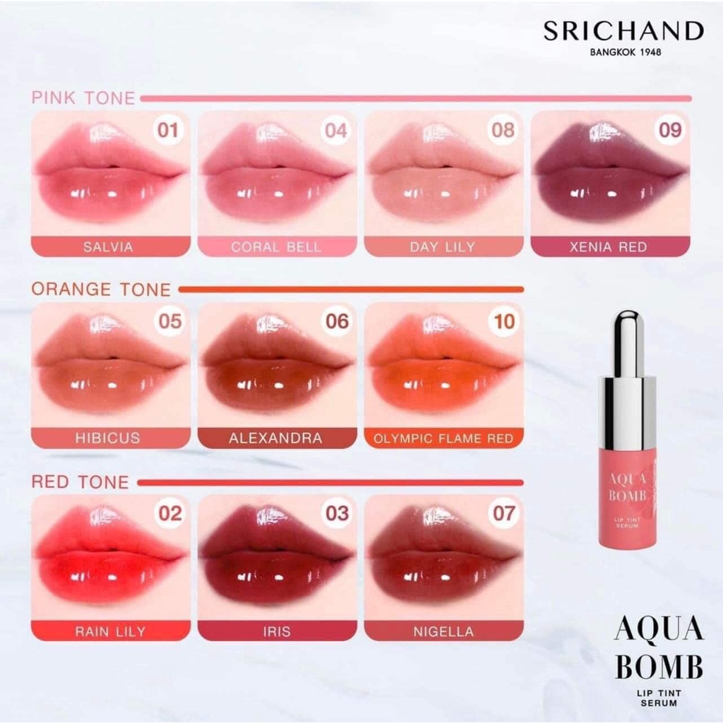 Son Tint Srichand Aqua Bomb Lip Tint Serum