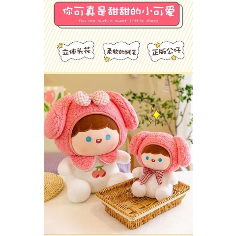 Christmas gift Dễ Thương Thú Nhồi Bông Hình Thỏ Đáng Yêu