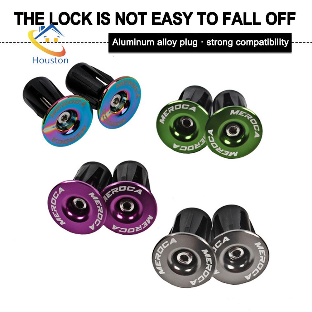 Meroca Bộ 2 Nút Gắn Tay Lái Xe Đạp Leo Núi mtb Chất Lượng Cao