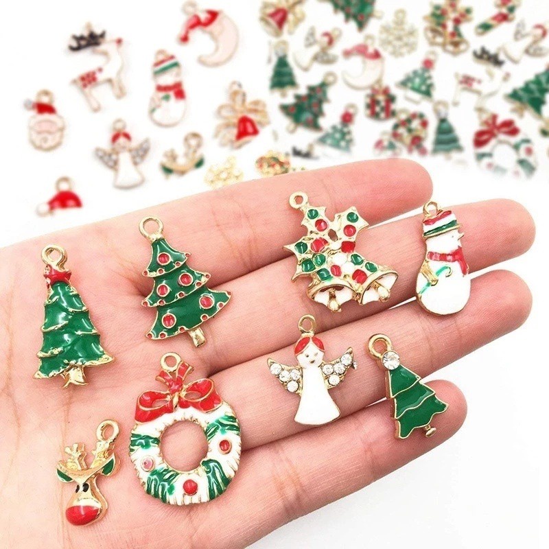Set 10 / 17 / 20 / 21 Mặt Trang Trí Giáng Sinh