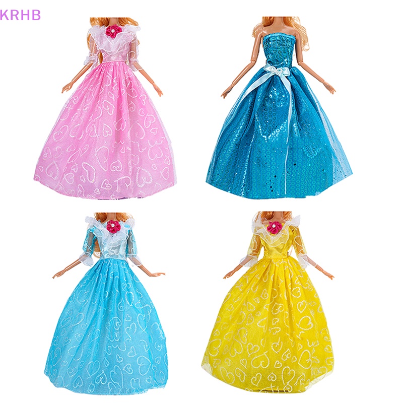 Đầm Cưới 30cm Xinh Xắn Dành Cho Búp Bê Barbie Mới