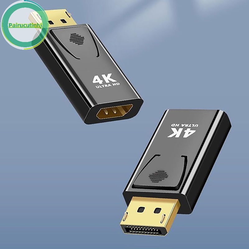 Dây Cáp Chuyển Đổi parucutin displayport Sang hdmi dp Đực Và Cái hd 4k 1080p Cho pc tv laptop vn