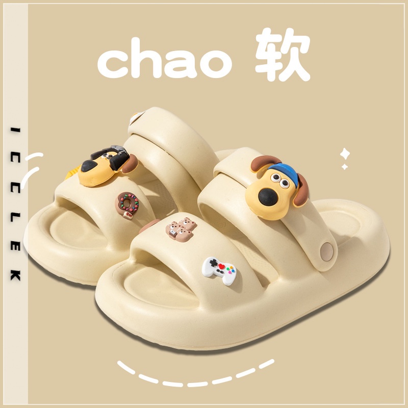 ICCLEK  dép cross dép sandal nữ dép bánh mì nữ Thoải mái  Độc đáo Thanh lịch ins Cái mới FBT23904TA 37Z230910