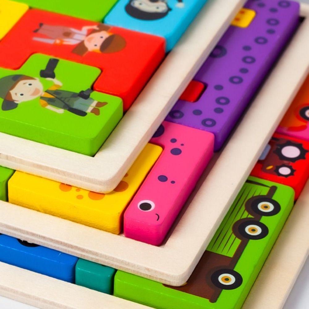 Bliss Bảng Đồ Chơi Lắp Ráp Hình Học Ba Chiều Bằng Gỗ Ba Chiều Hình Học Nhiều Màu Sắc Phù Hợp Làm Quà Tặng Con Vật Tangsaw