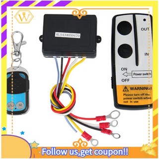 Bộ điều khiển từ xa không dây 12v 12volt 50ft cho xe tải jeep atv warn ramsey
