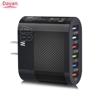 Củ Sạc Nhanh 48w 6 Cổng usb Cho iphone android tablet pc Điện Thoại