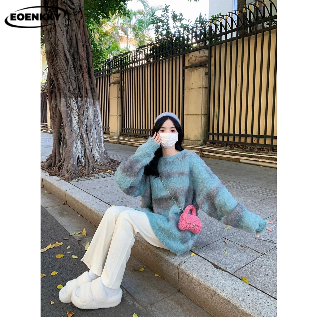 EOENKKY Áo Len áo khoác cardigan  Thời trang hàn quốc Đẹp Chất lượng cao Thời trang Beautiful WMY23906R4 37Z230915