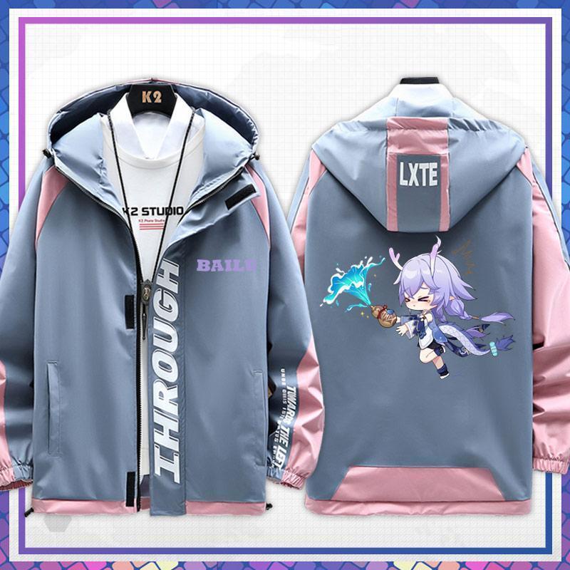 Honkai: Star Rail Bailu game characters around the men and women youth jacket jacket casual popular versatile