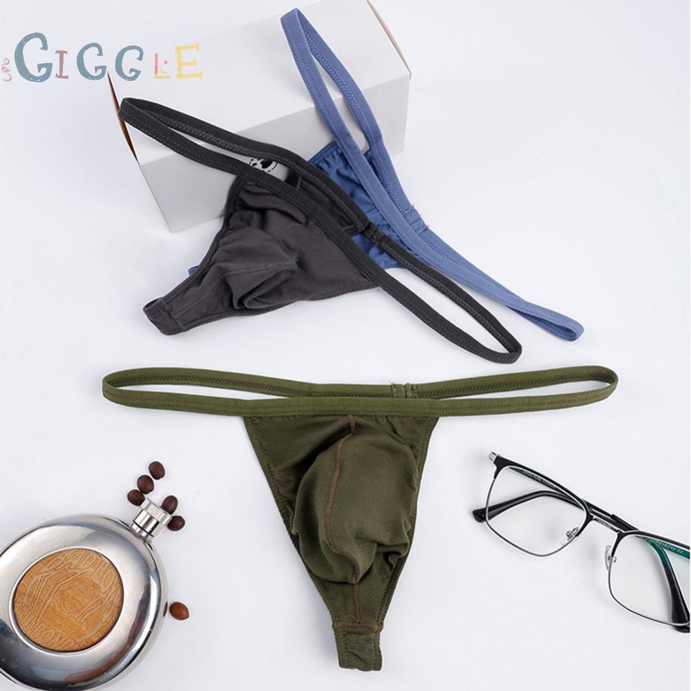 G-String Bikini Briefs Bulge Pouch Knickers Lingerie Low Waist Men Mini