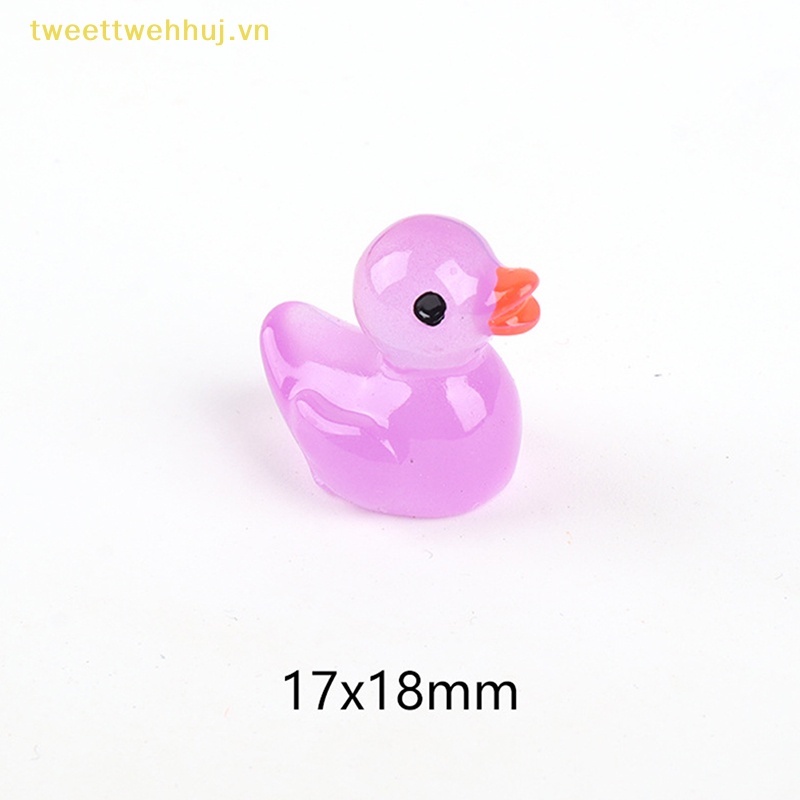 Tweehuj Set 5 Vịt Dạ Quang Trang Trí Phong Cảnh diy vn