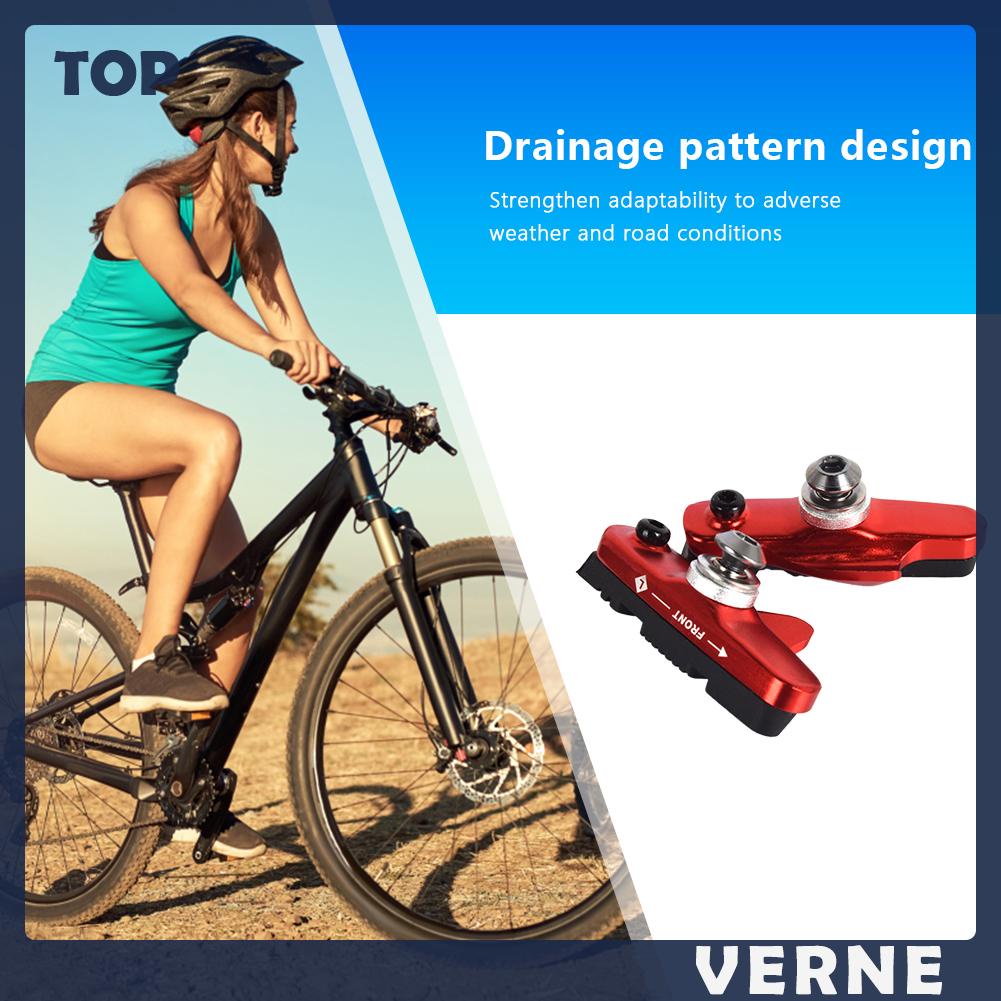 1 Cặp Má Phanh Cao Su Yên Tĩnh Cho Xe Đạp Leo Núi mtb