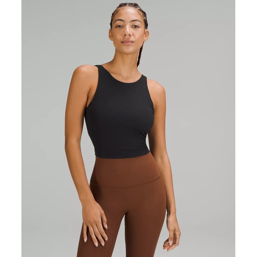 Áo Lulu Align Ribbed High-Neck Tank Áo thể thao yoga, gym, pilates