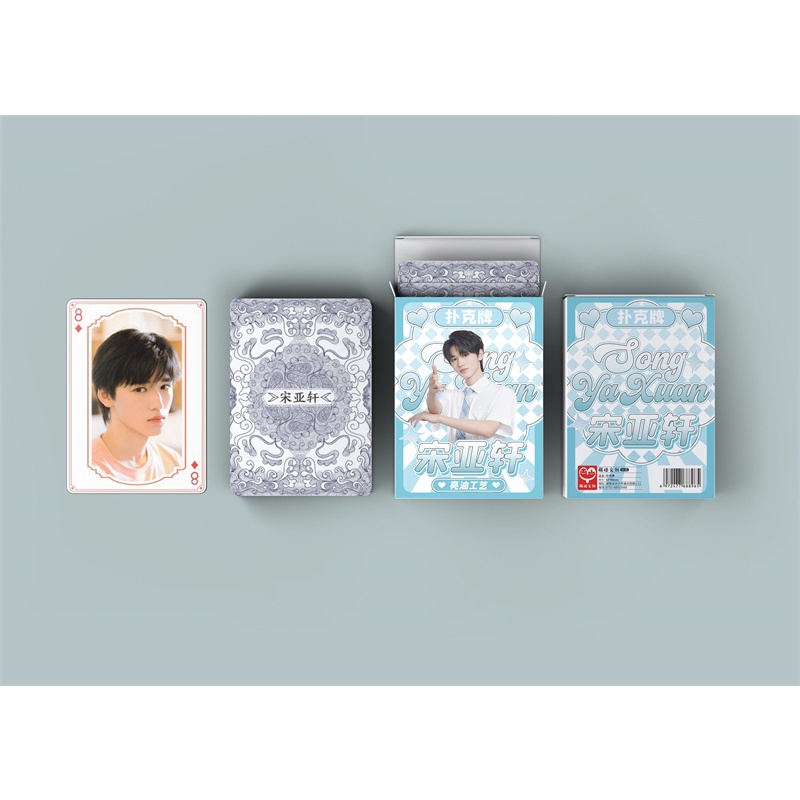 TNT Wang Yibo Xiaozhan Poker Blackpink Ikun Liu Yaowen Song Yaxuan Ma Jiaqi Palying Card Photocard 54pcs/box