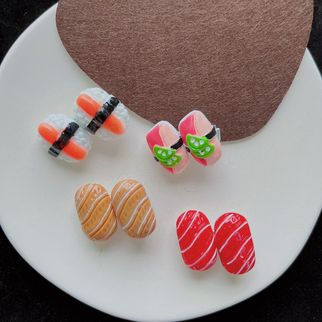 Kẹp Tóc Hình sushi Dễ Thương Vui Nhộn Phong Cách Nhật Hàn