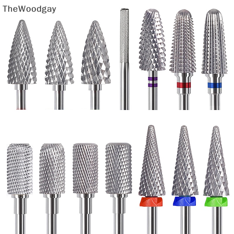 Mũi Khoan Móng Tay Bằng Thép Chuyên Dụng Cho Máy Mài Điện