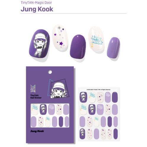 *BIG SALE LAST CHANCE*  BTS Gel Nail Sticker *Random Box* -Magic Door , Nail Art Sticker, Korea, RM, JIN, JIMIN, SUGA, J-HOPE, JUNGKOOK, V