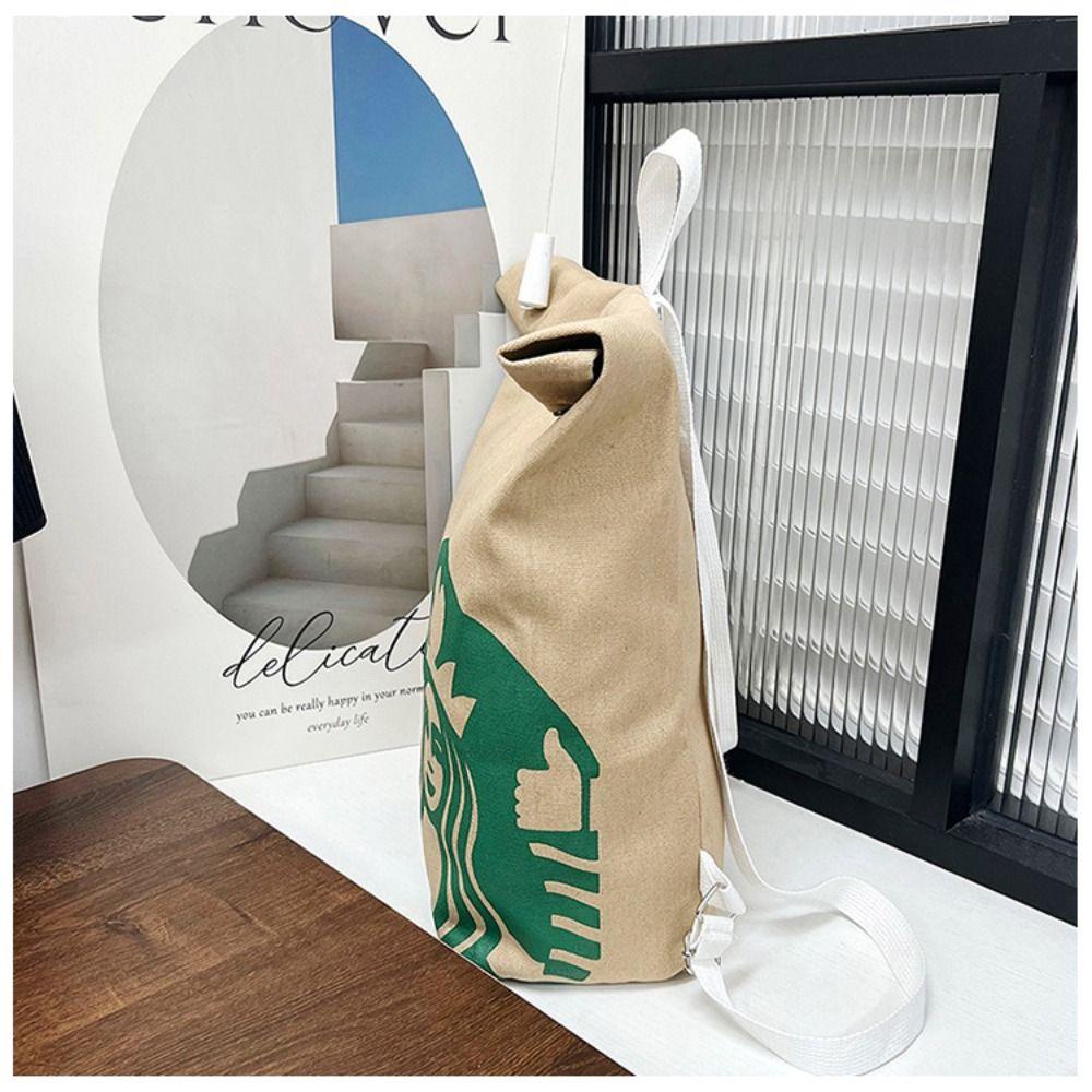 Subei Túi Đeo Chéo Vải canvas Chống Thấm Nước In Hình Mcdonald 'S Sáng Tạo Cho Nữ