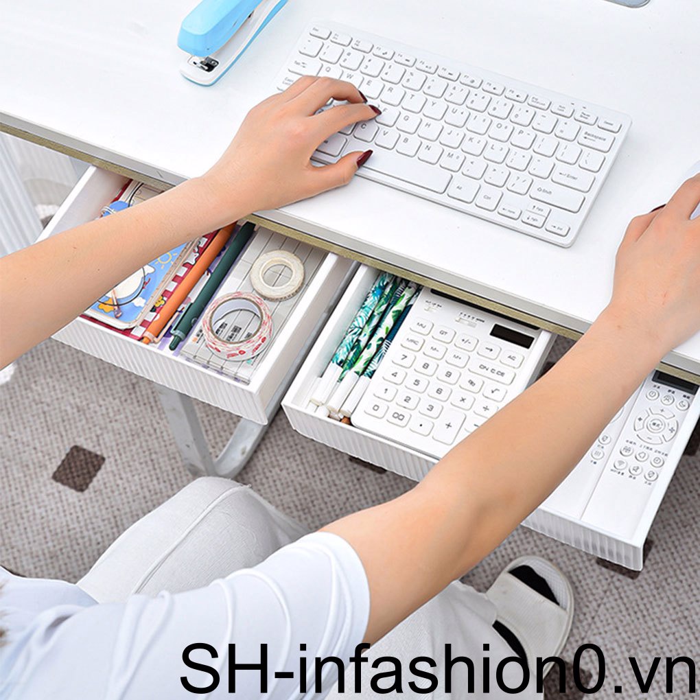 Ngăn Kéo Tự Dính Gắn Dưới Bàn Làm Việc 1 / 2 / 3 / 5
