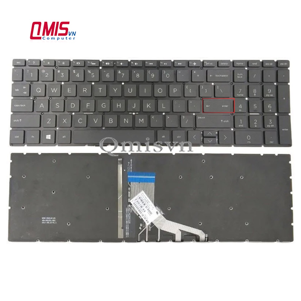 Bàn phím laptop Hp 15-da 15t-da 15-db 15-cs 15-dk 15-dr 15-dw 15-du 15s-du 15-dy 15s-dy 15s-eq 15-ef 15-gw 17-ca 17-by