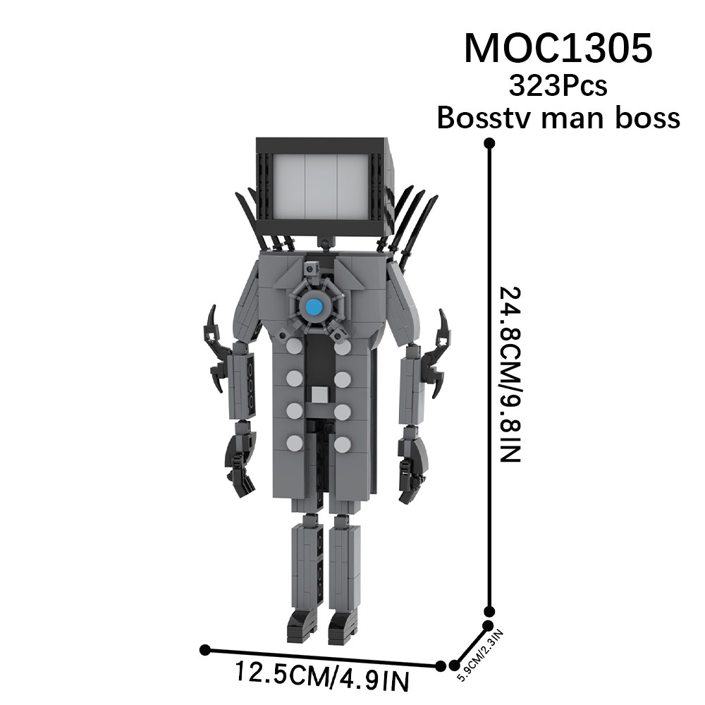 Moc Bộ Đồ Chơi Lắp Ráp toilet man vs tv man Cho Bé