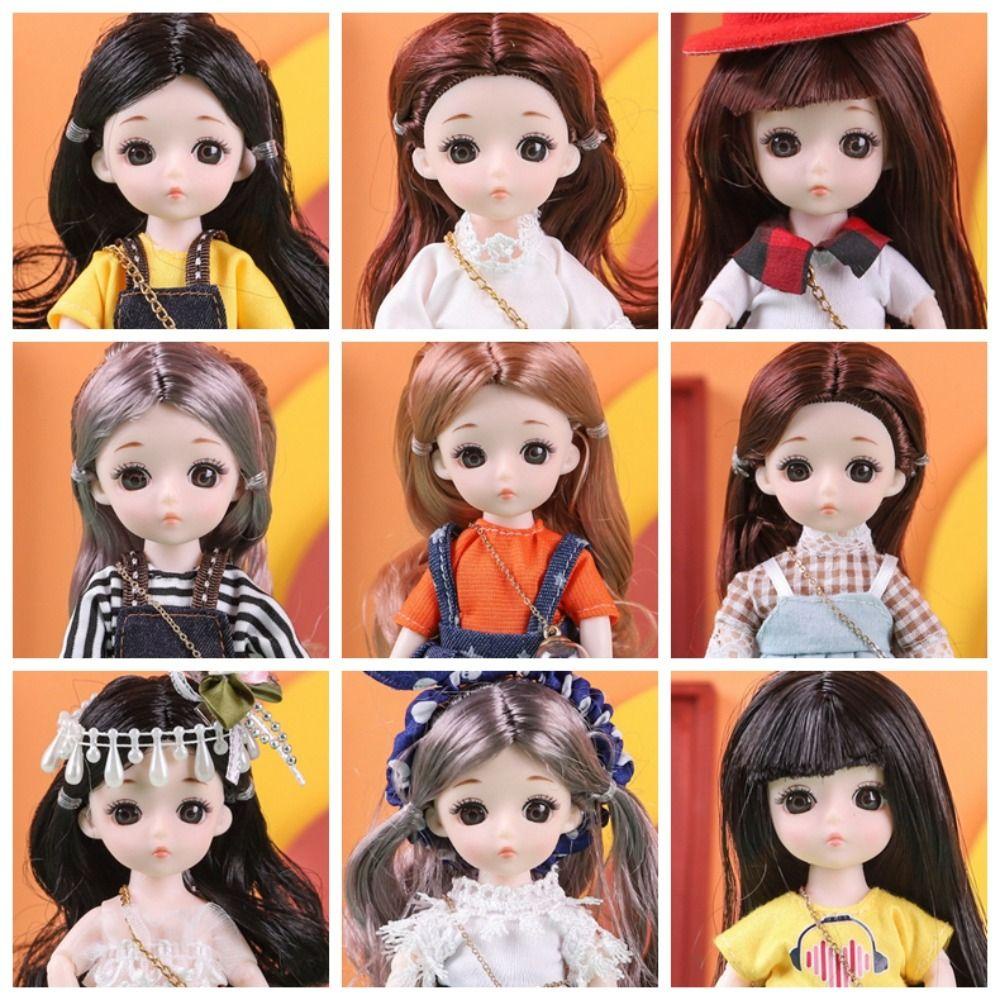 Búp Bê mmluck Mắt Khói Có Thể Tháo Rời 13 Khớp Nối Dễ Thương diy