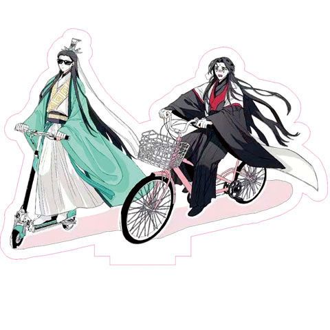 Mô hình Standee Hệ thống tự cứu của nhân vật phản diện Lạc Băng Hà Thẩm Thanh Thu manhua chibi BL decor góc học tập