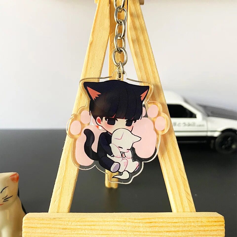 Móc khoá Mobu Saiko Hyaku Mob Psycho 100 Acrylic Keychain Shigeo Kageyama Phụ Kiện Trang Trí Balo Túi xách
