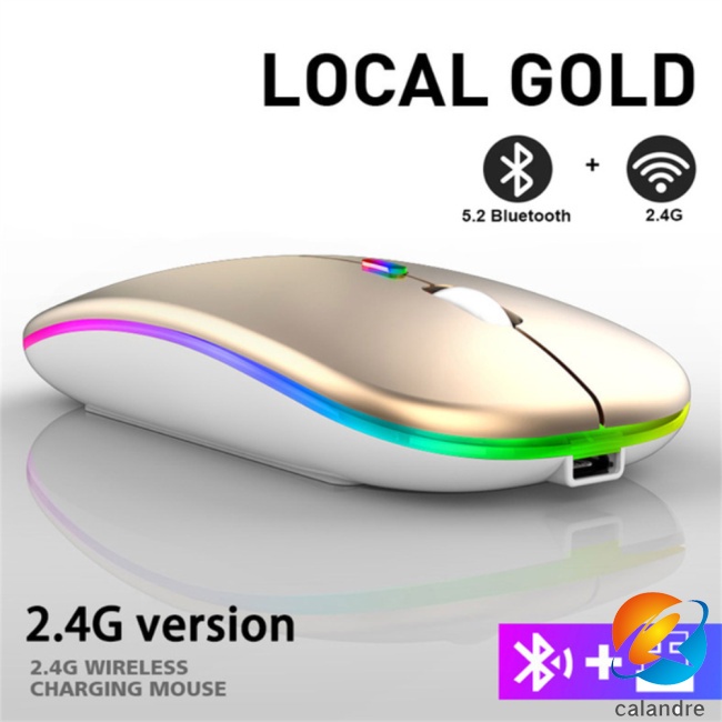Chuột bluetooth Không Dây 2.4g Có Đèn led rgb Dùng Để Chơi Game