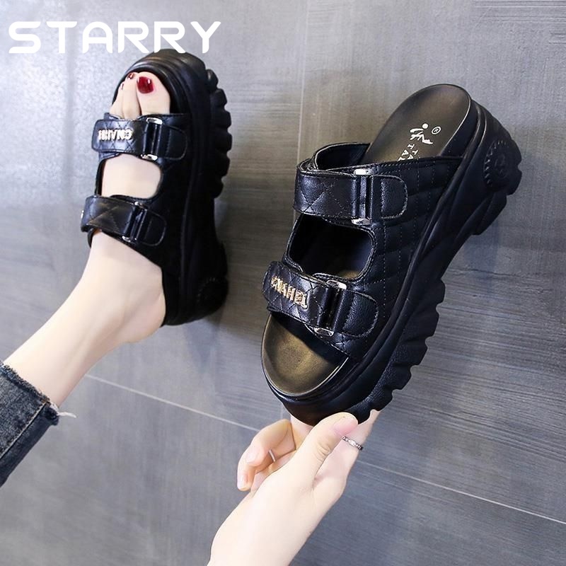STARRY dép sandal nữ dép nữ đế cao 2023 HOTSALE Dép đế dày thời trang FGD2391COO38Z230919