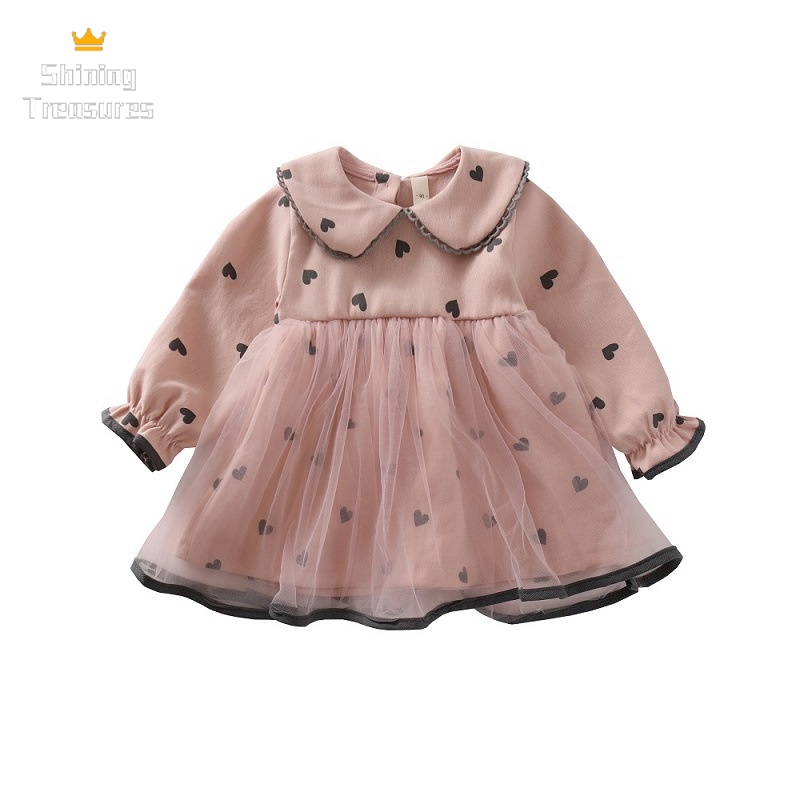 ShiningTreasures Váy Bé Gái váy váy trẻ em công chúa bé gái thời trang dễ thương đẹp 2023 NEW KLQ2391CQM 38Z230919