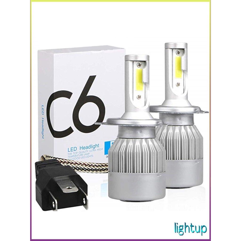 2Pcs Led Headlight 3000K Front Light Conversion Kit Bulbs