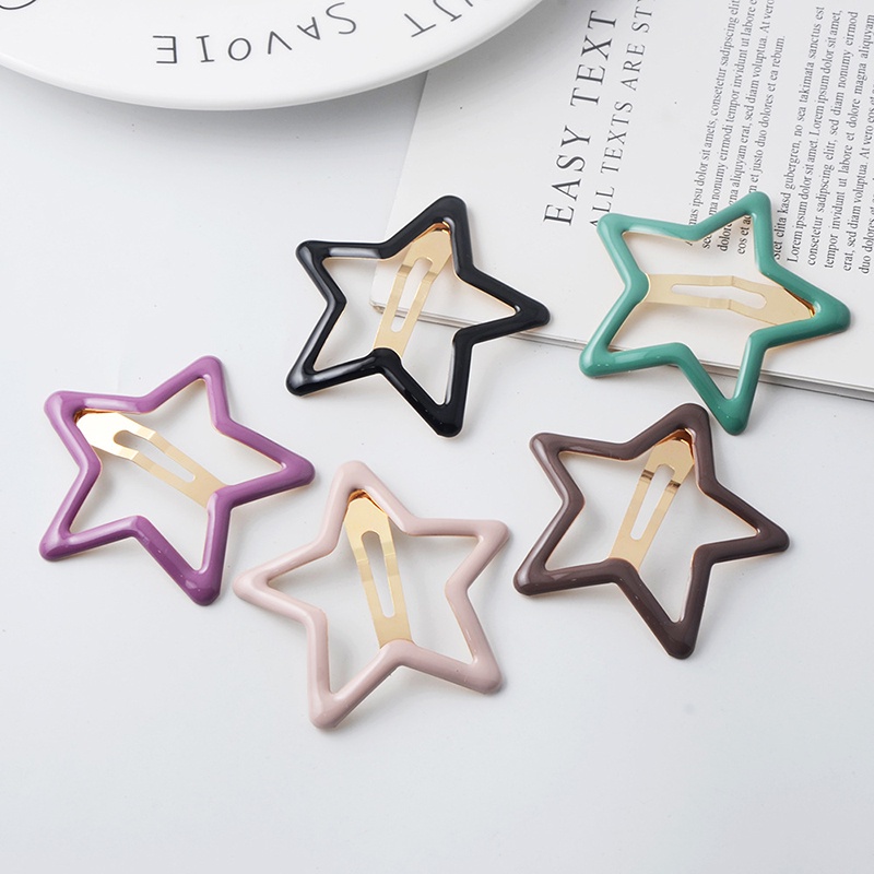 Kẹp Tóc Hợp Kim Hình Ngôi Sao Đám Mây Thời Trang Cho Nữ