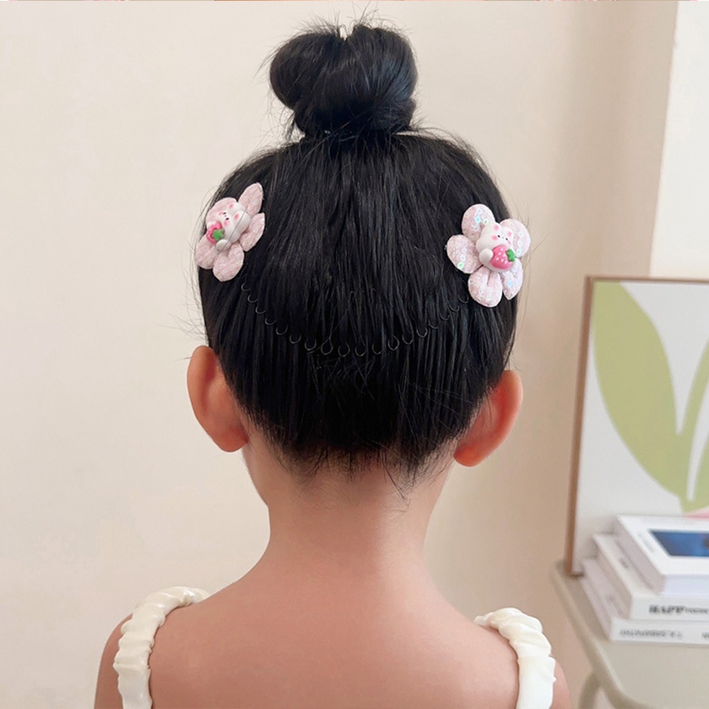 Set 2 Dây Cột Tóc Lò Xo Co Giãn Nhiều Màu Sắc Cho Bé