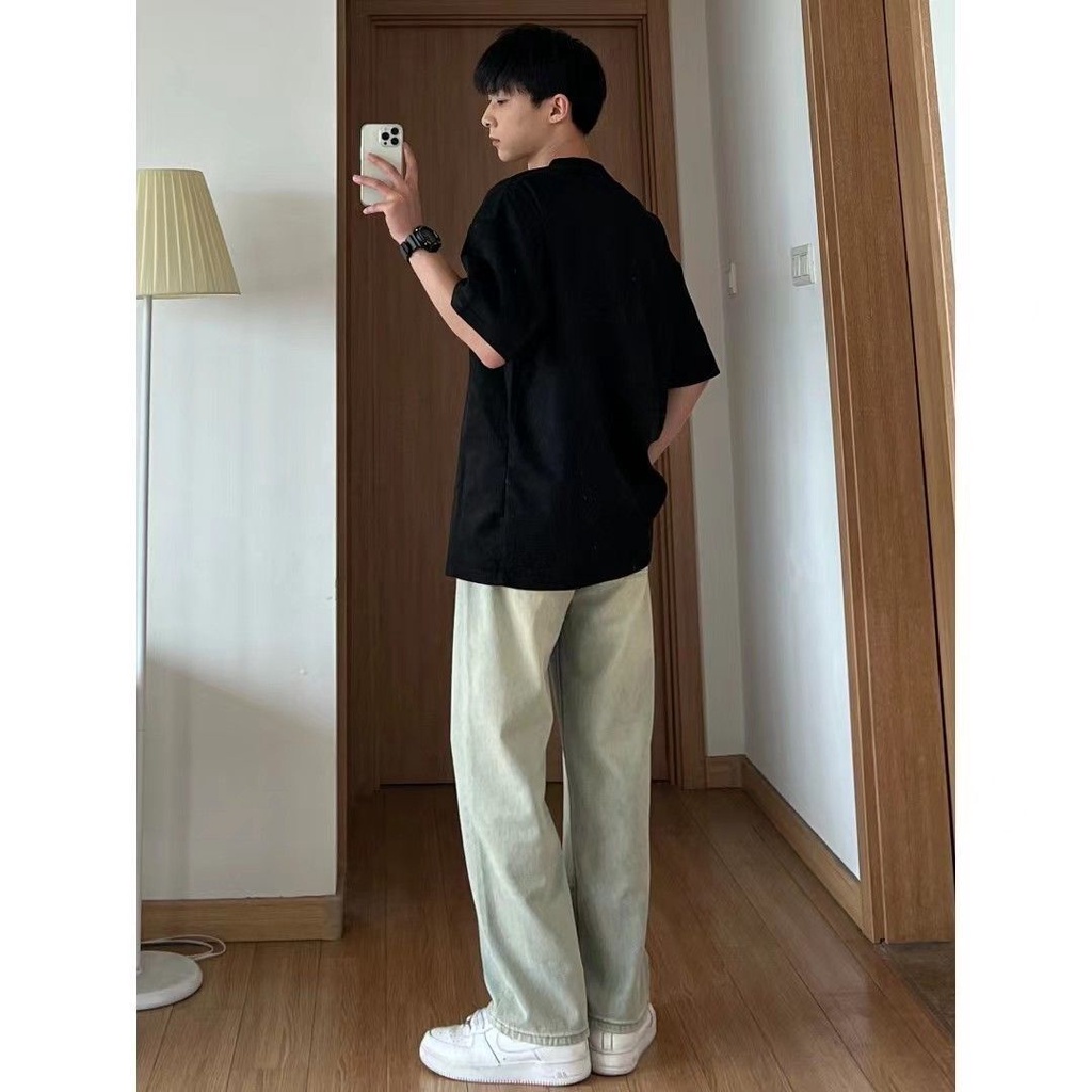 SP Set đồ nam 100% Cotton Nam phong cách Đường Phố hàng  Xu Hướng, áo quần nam