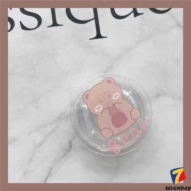 Giá Đỡ Điện Thoại Hình Mèo / Gấu / Thỏ / kuromi / Hoa Mặt Cười Đáng Yêu Có Thể Tháo Rời Thời Trang Thông Dụng