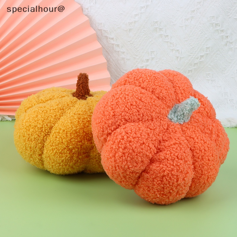 Gối Nhồi Bông Đặc Biệt Hình Quả Bí Ngô Vui Nhộn 20cm Trang Trí halloween Mới