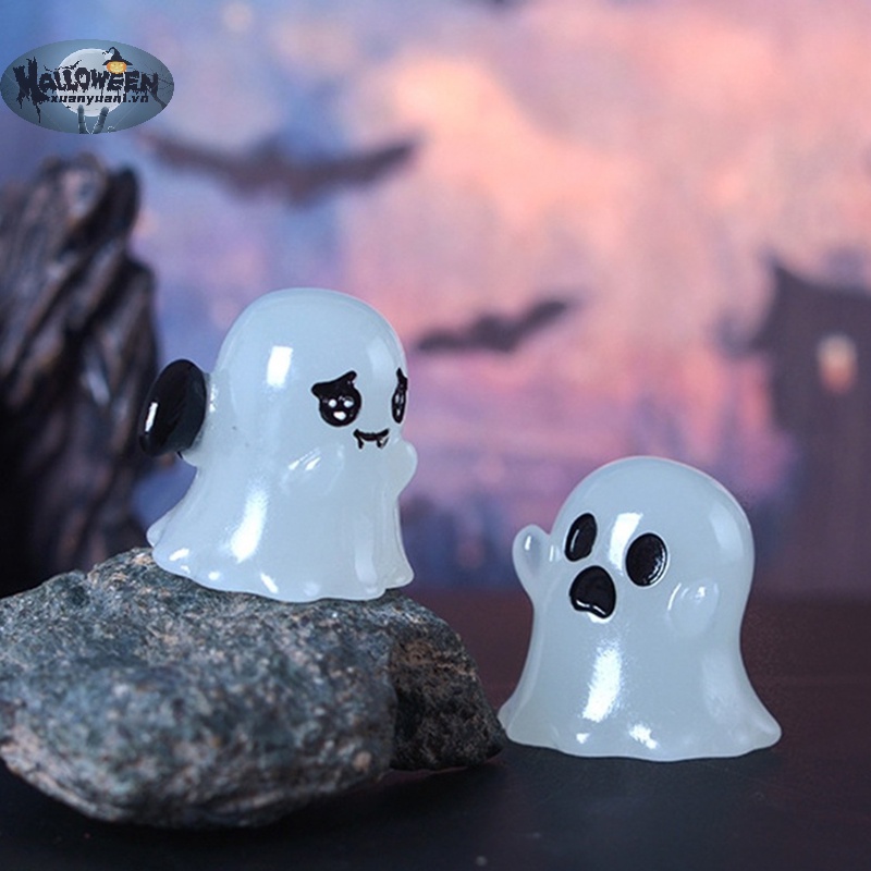 Set 6 Tượng Cú Dạ Quang Trang Trí halloween vn