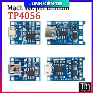 Mạch Sạc Pin Lithium TP4056 Có/không Bảo Vệ