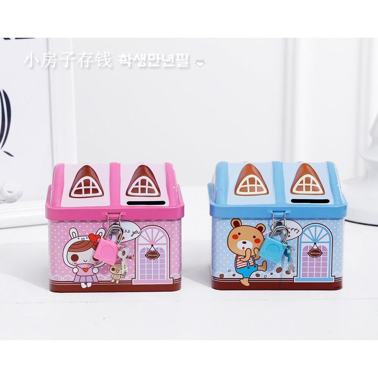 Hộp Đựng Tiền Tiết Kiệm Hình Ngôi Nhà Dễ Thương Cho Bé 🌏FREE SHIP🌎Ống Tiết Kiệm Tiền Cho Trẻ Em