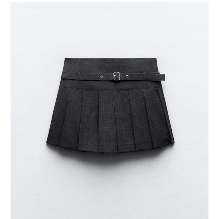Zara Quần Short Giả Váy Xếp Ly Lưng Vừa Thời Trang Mùa Thu 234391506 3067518