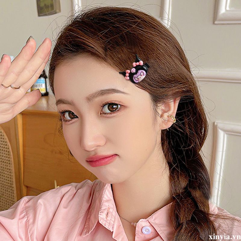 💌💌Kẹp Tóc kuromi mini Hình Mèo Đen Ngọt Ngào