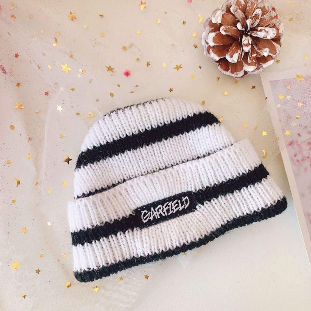 Mũ Len cotton 20cm Màu Kẹo Ngọt Họa Tiết Động Vật Hoạt Hình Dễ Thương
