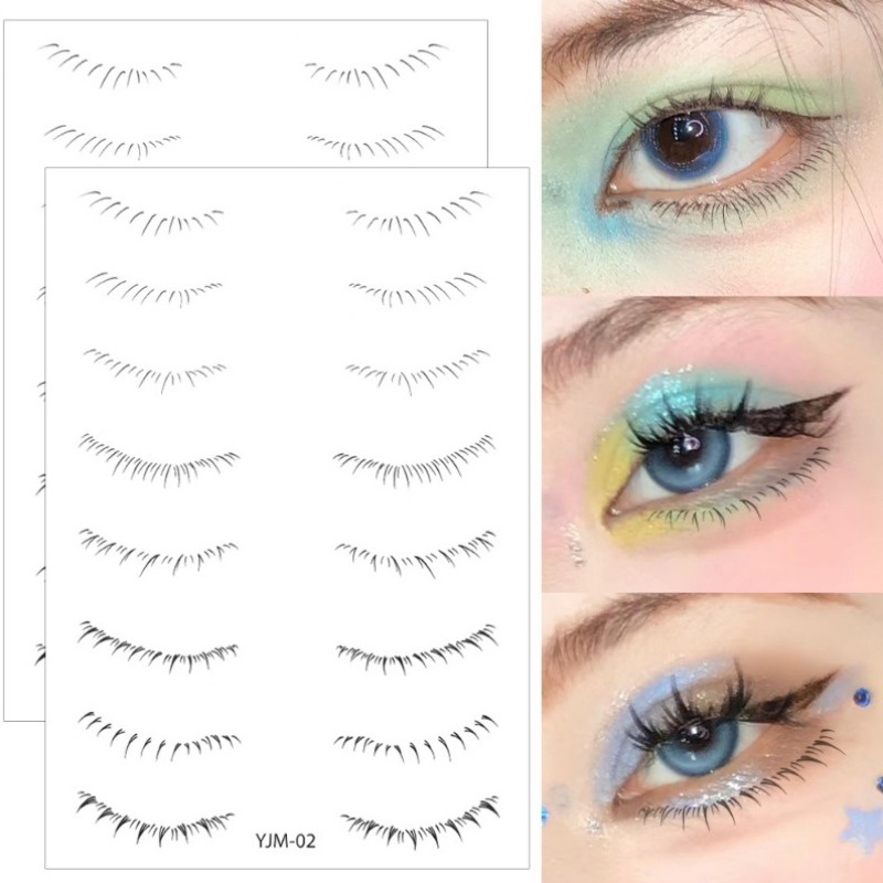 Hình Xăm Dán Lông Mi Giả / Miếng Dán Tạm Thời / Hình Xăm Tạm Thời Không Thấm Nước
